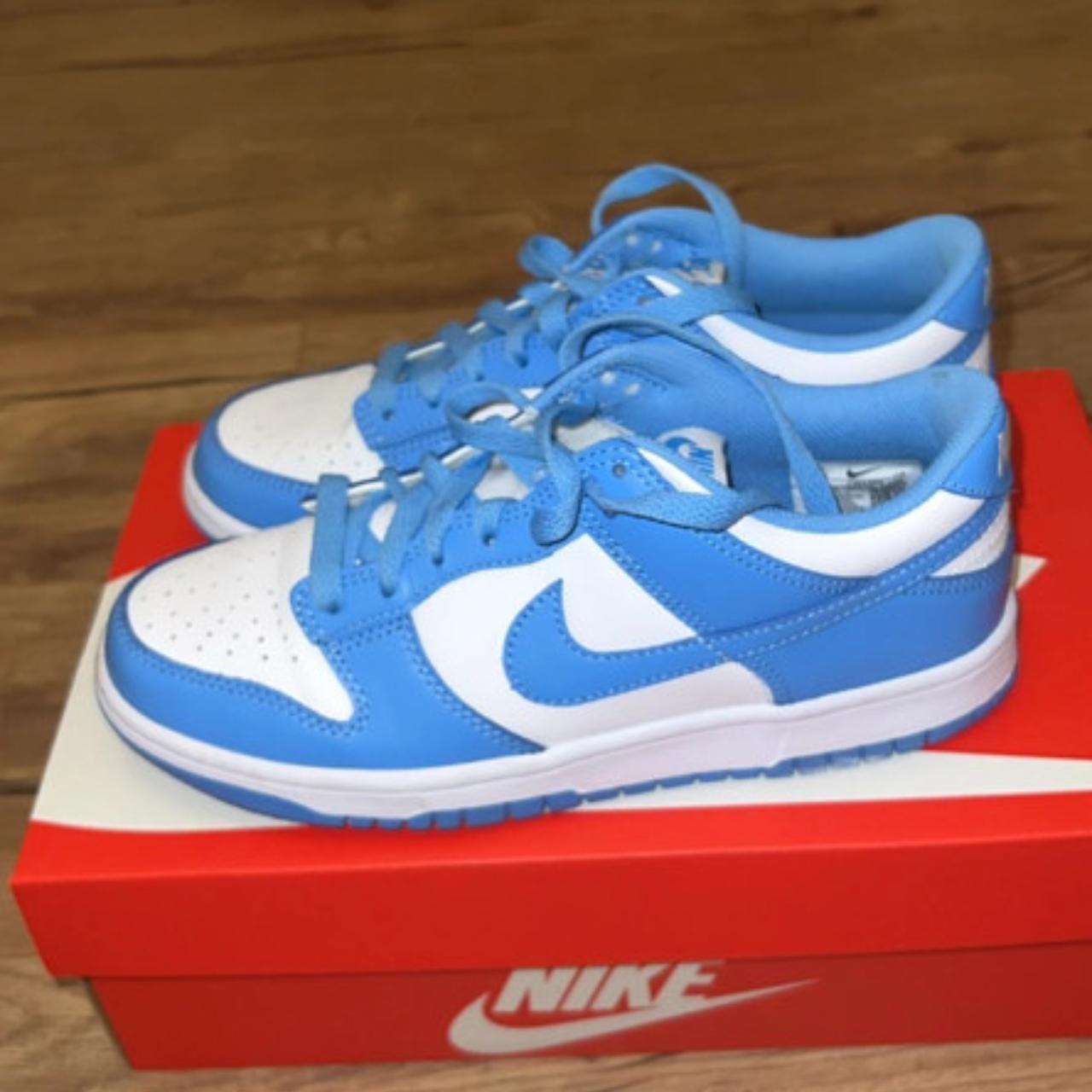 Nike Dunk Low Women's "University Blue" Casual... Depop