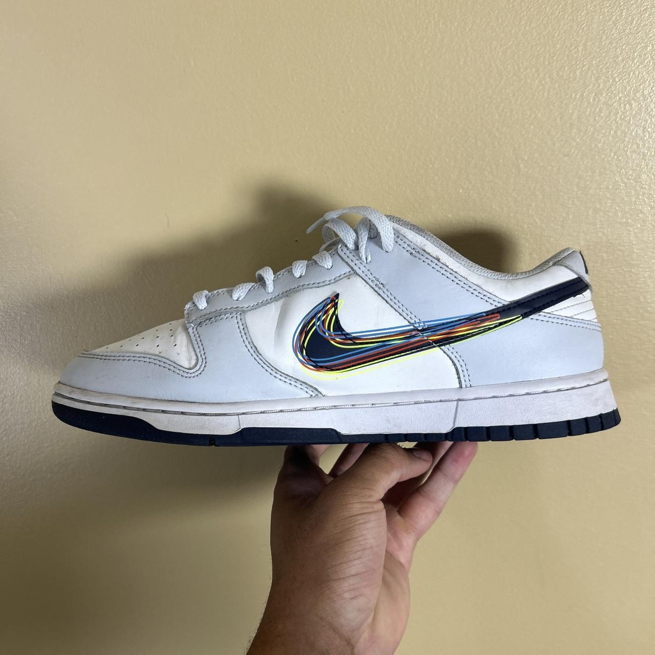 nike dunk 3d swoosh on feet