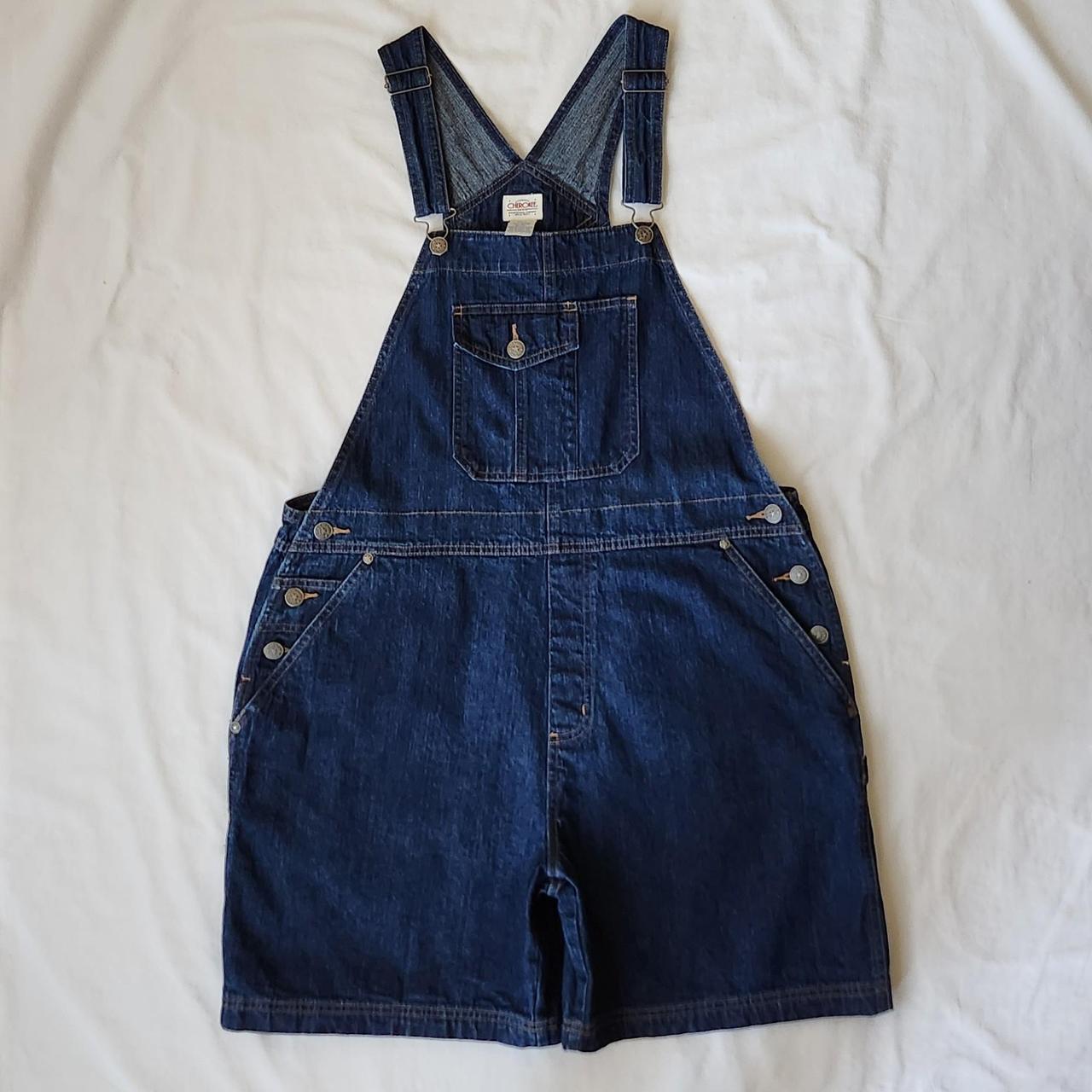 Cherokee Women S Navy Dungarees Overalls Depop