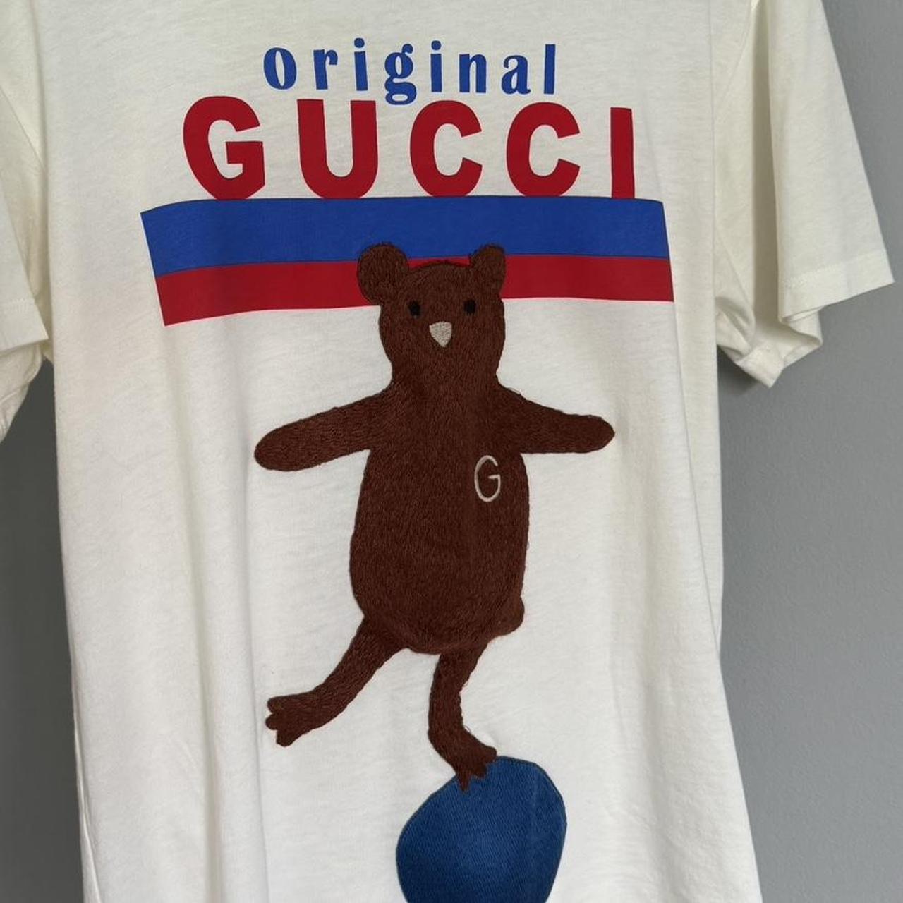 Gucci bear fashion t shirt