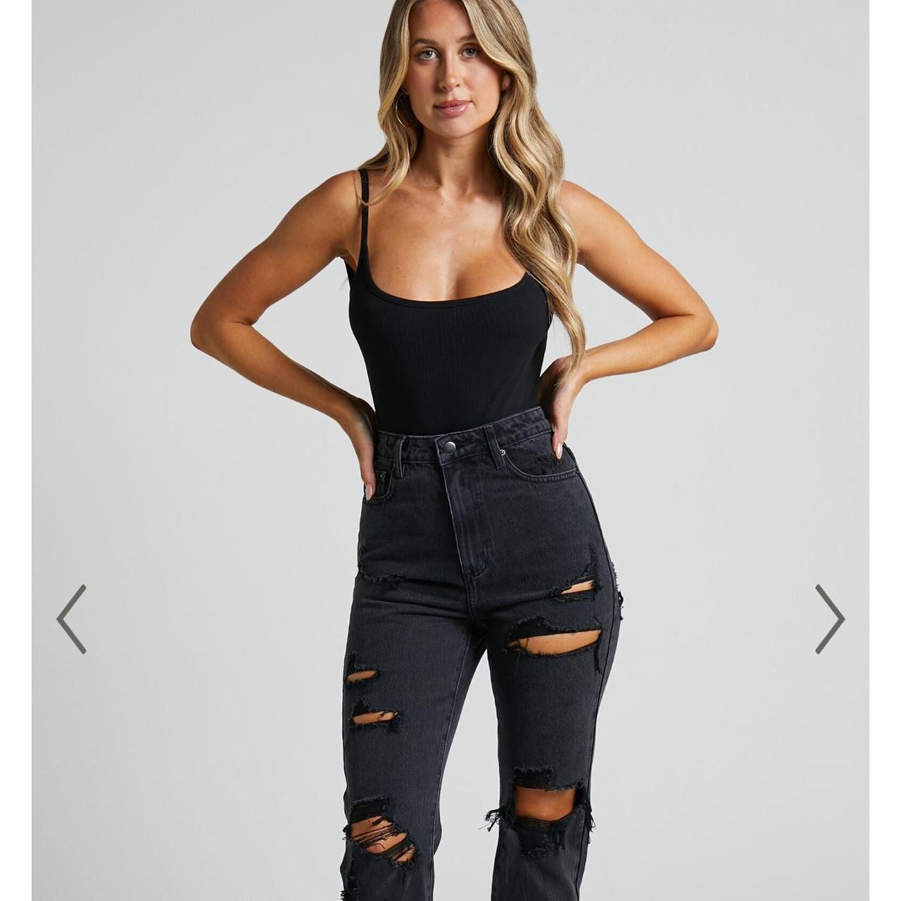 SHOWPO BILLIE JEANS HIGH WAISTED COTTON