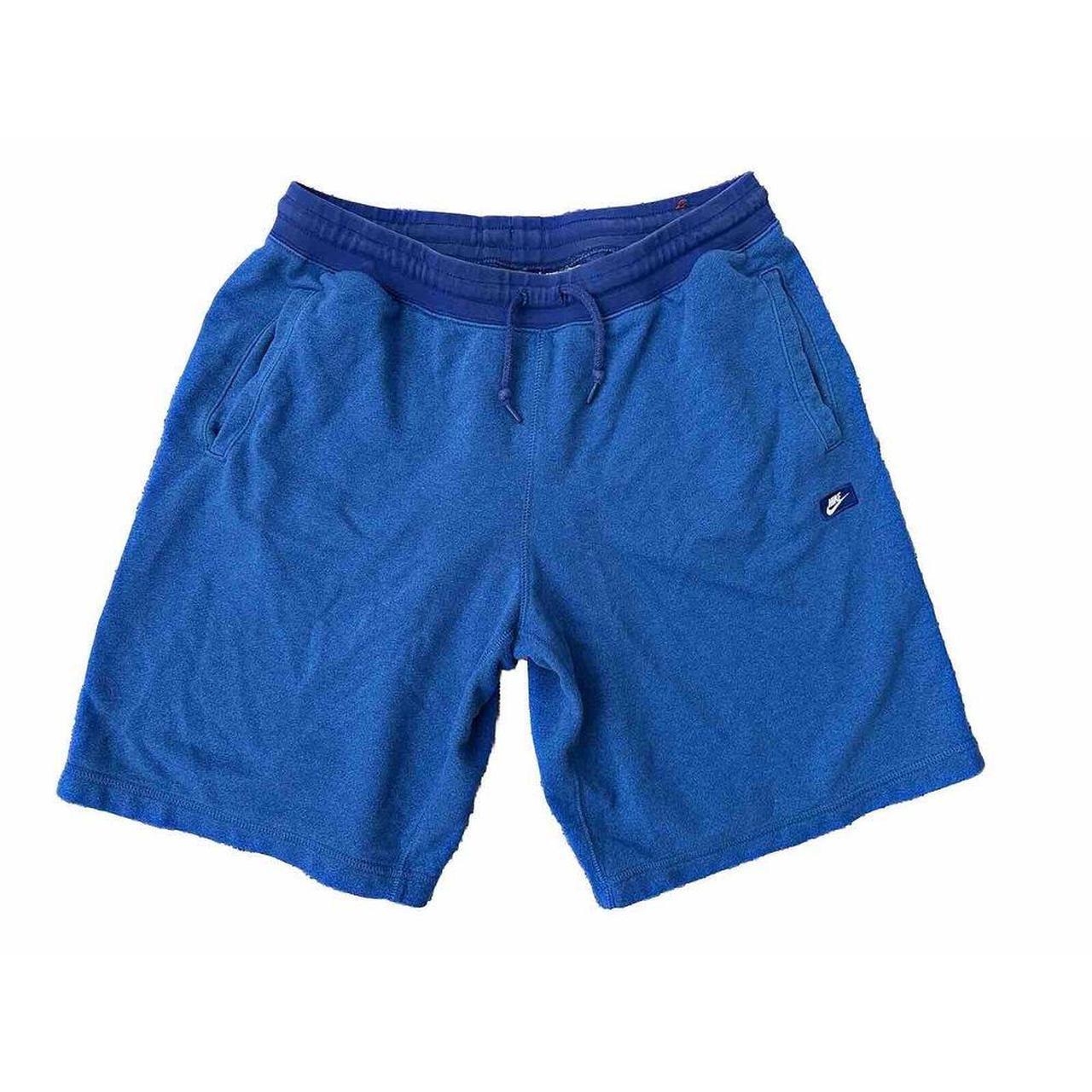 Mens Blue Nike Logo Cotton Shorts XL These are... - Depop