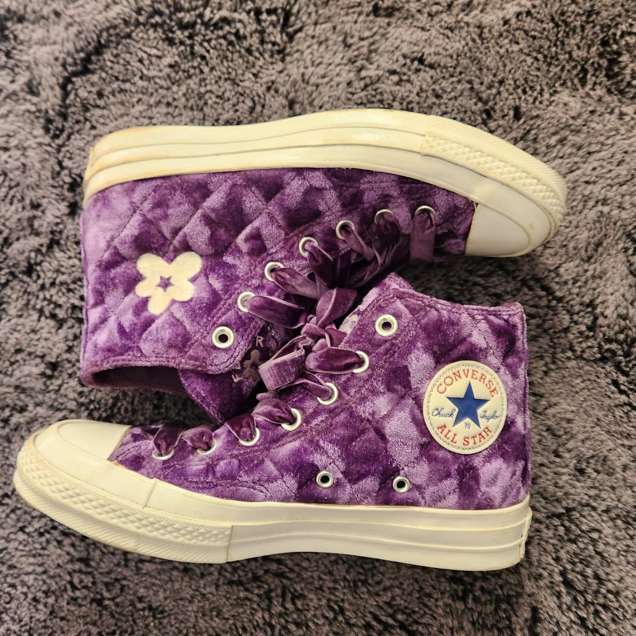 Converse golf le fleur velvet purple hotsell