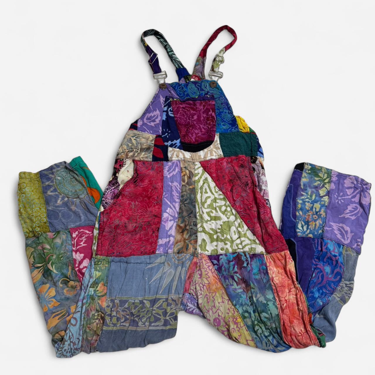Women's Overalls - Multi - S – handmade patchwork… - image 1