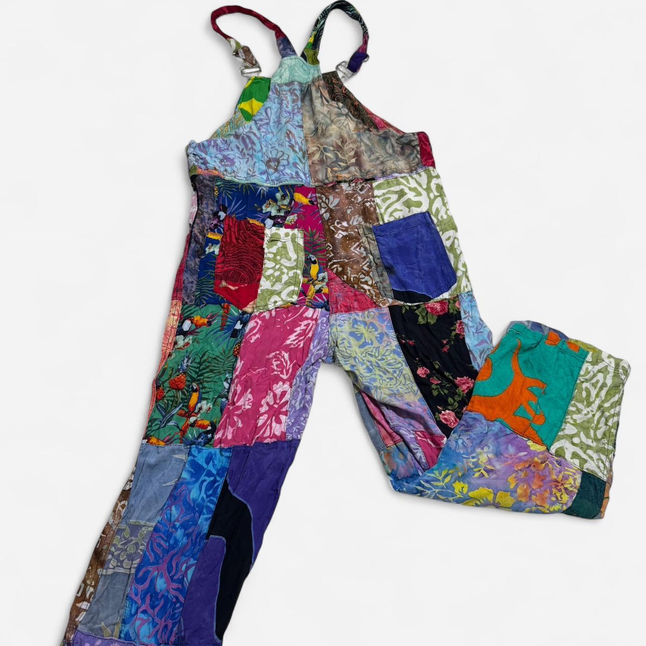 Women's Overalls - Multi - S – handmade patchwork… - image 2