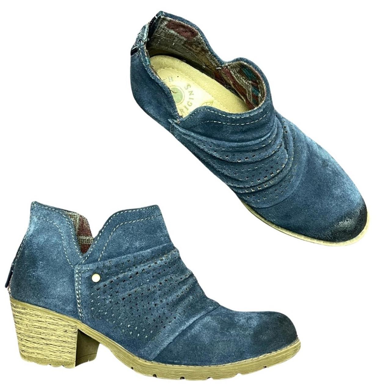Earth Origins blue suede boots Good Depop