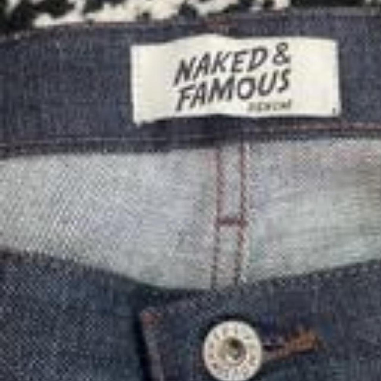 Naked and famous raw japanese denim mens jeans 33 x... - Depop