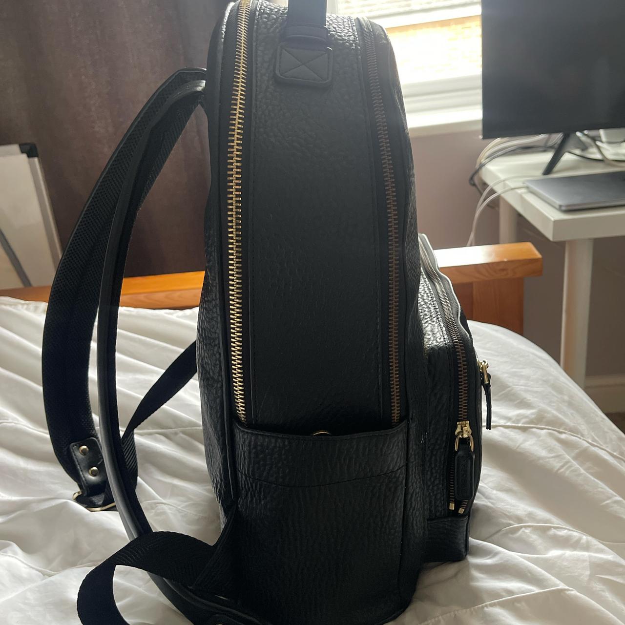 Young LA Leather Backpack - Depop