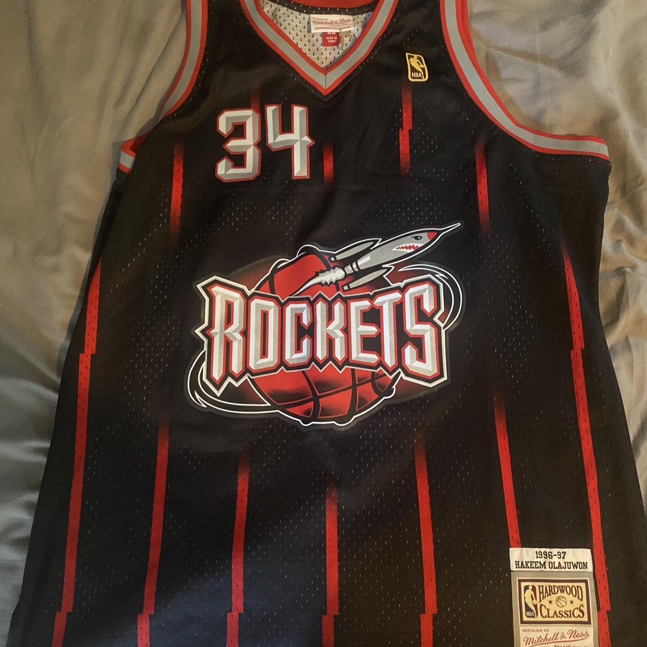 XL Mitchell and Ness 1996 97 Hakeem Olajuwon Jersey. Depop