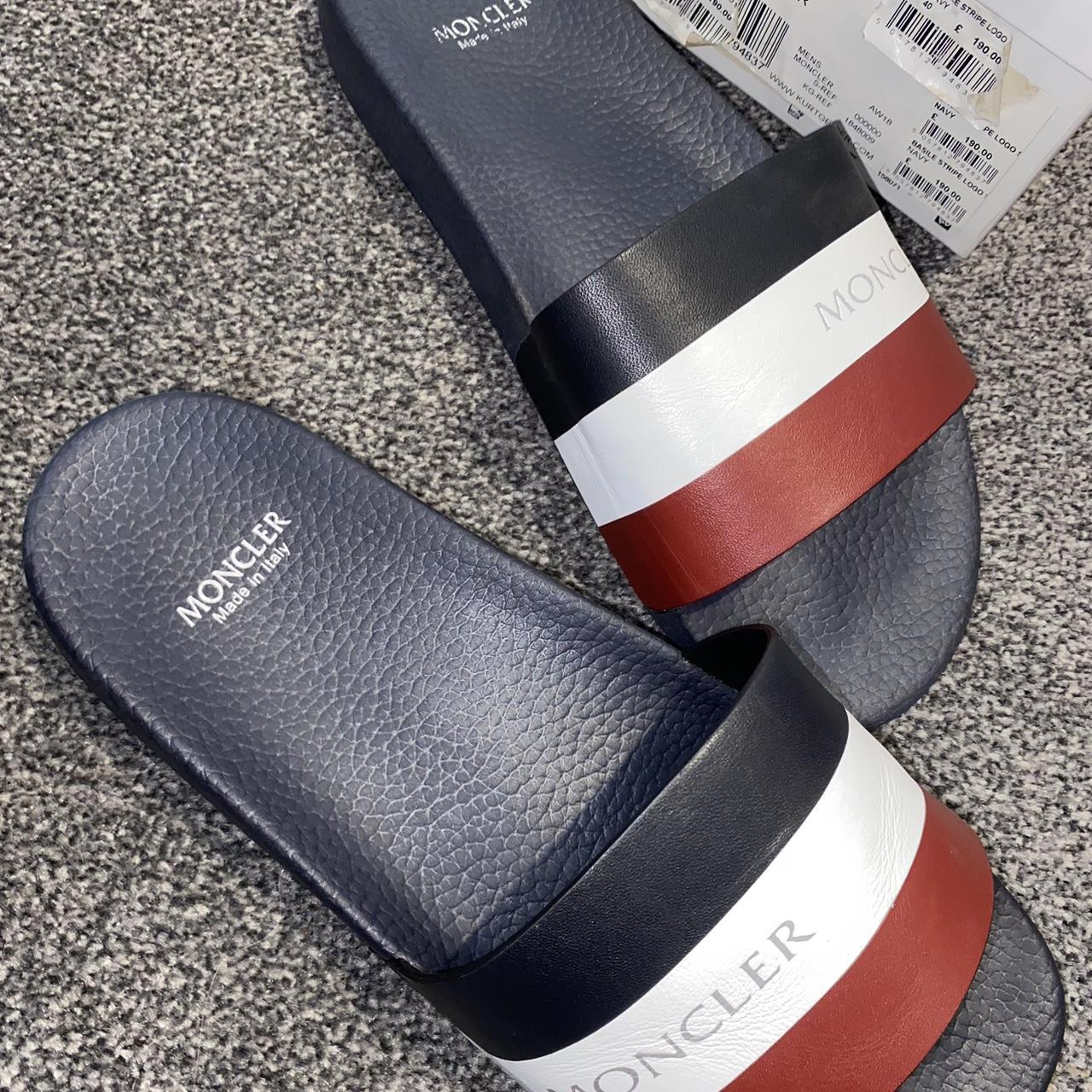 mens moncler sliders