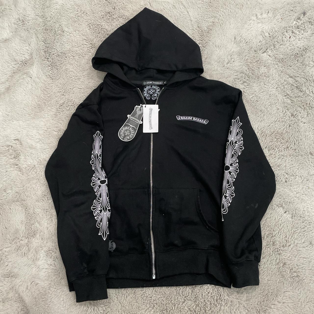 CHROME HEARTS DAGGER ZIP UP one of my fav hoodies... - Depop