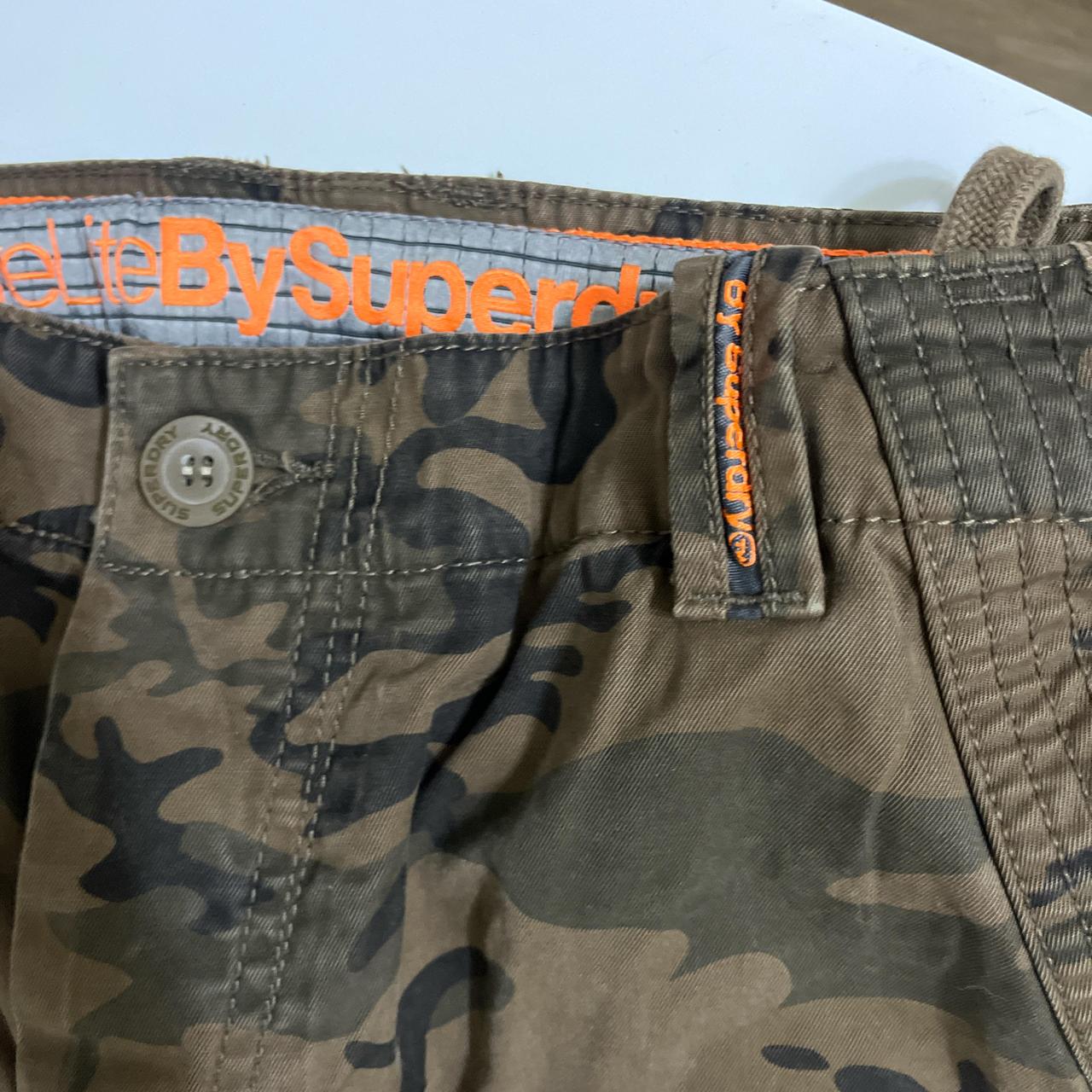 corelite by superdry camo cargo pants in Depop