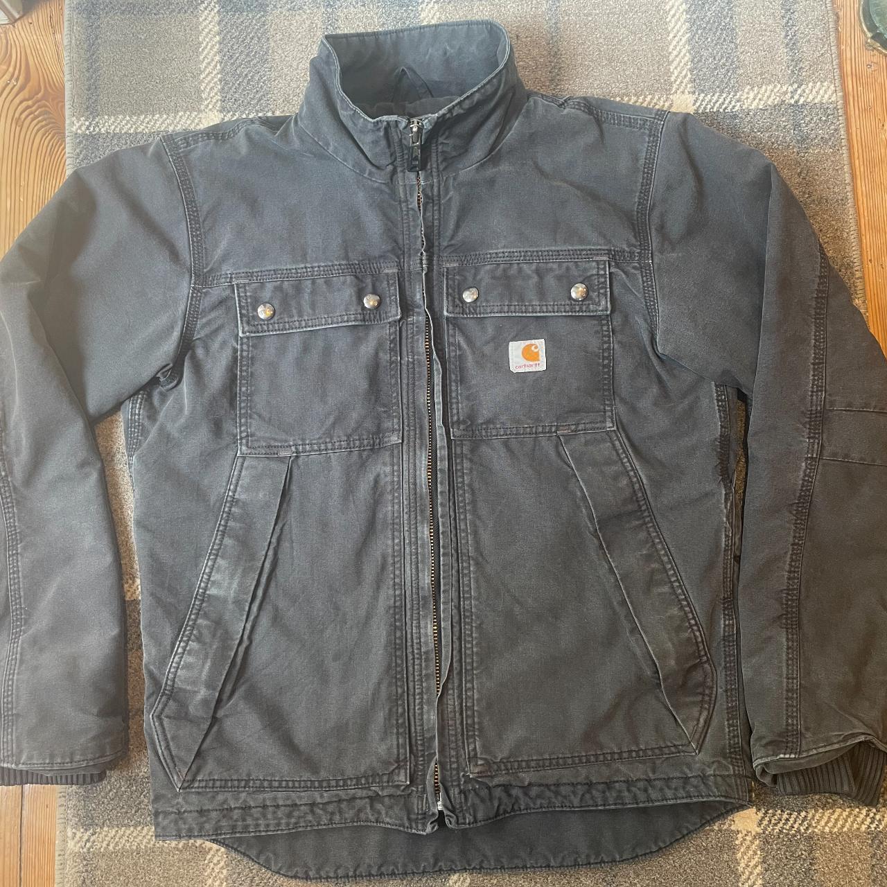 Carhartt Grey Jacket Size Small Thinsulate Only... - Depop