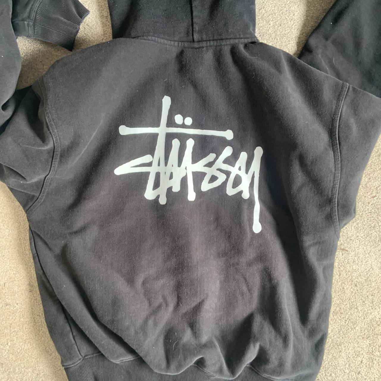 Stussy Clothing Stussy Hoodie Sizing STUSSY LOGO ZIP-UP HOODIE