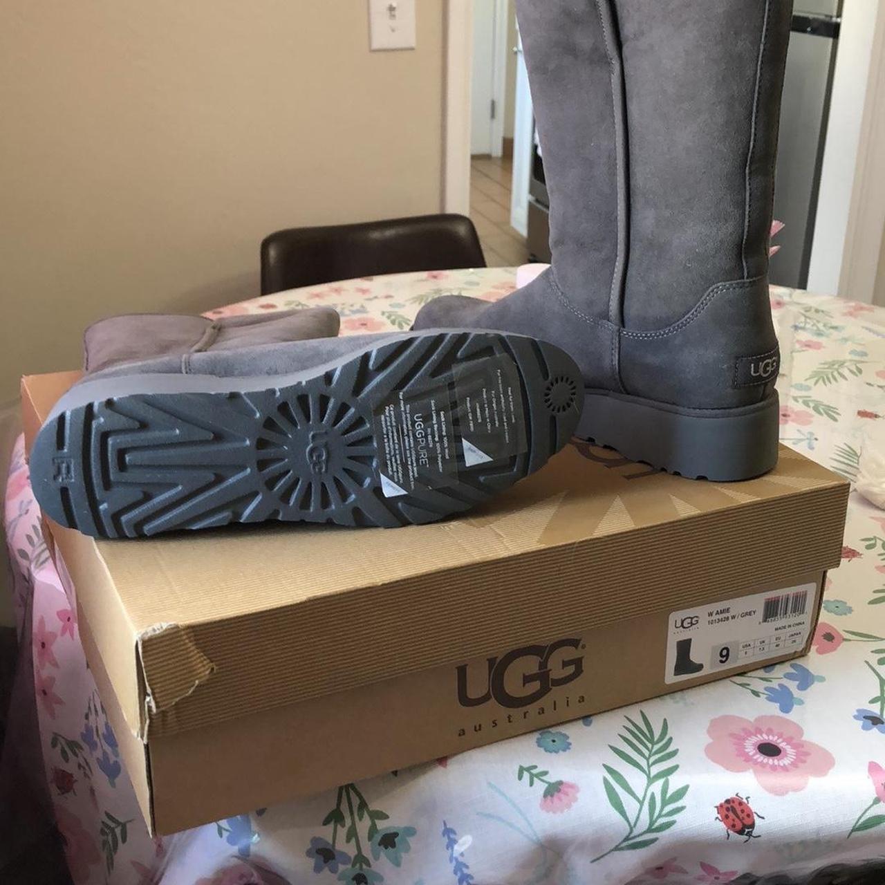 Ugg Grey Amie Boot New Size 9 Depop