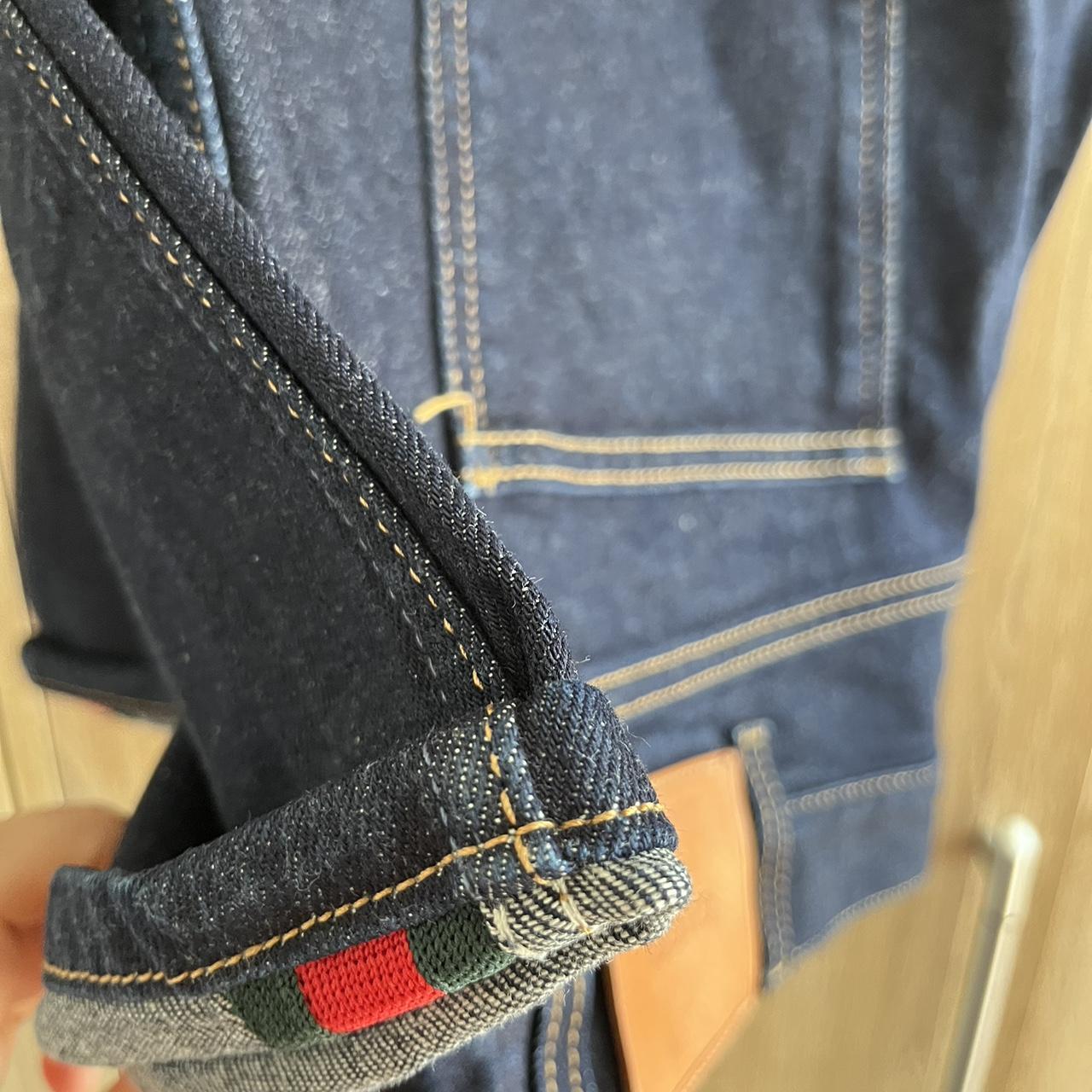 Gucci selvedge denim jeans 34 waist 32 leg Clean... - Depop