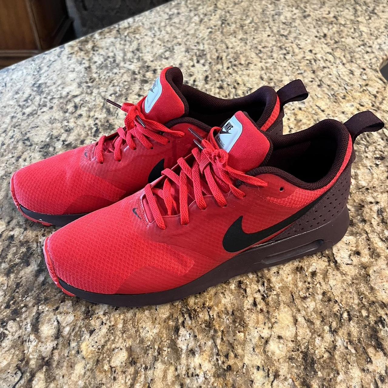 Nike Air Max Tavas Red sneakers Size 10 true to. Depop