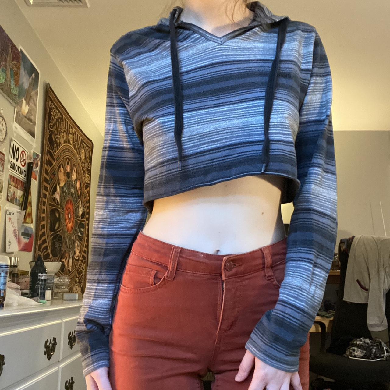 Vans hoodie clearance crop top