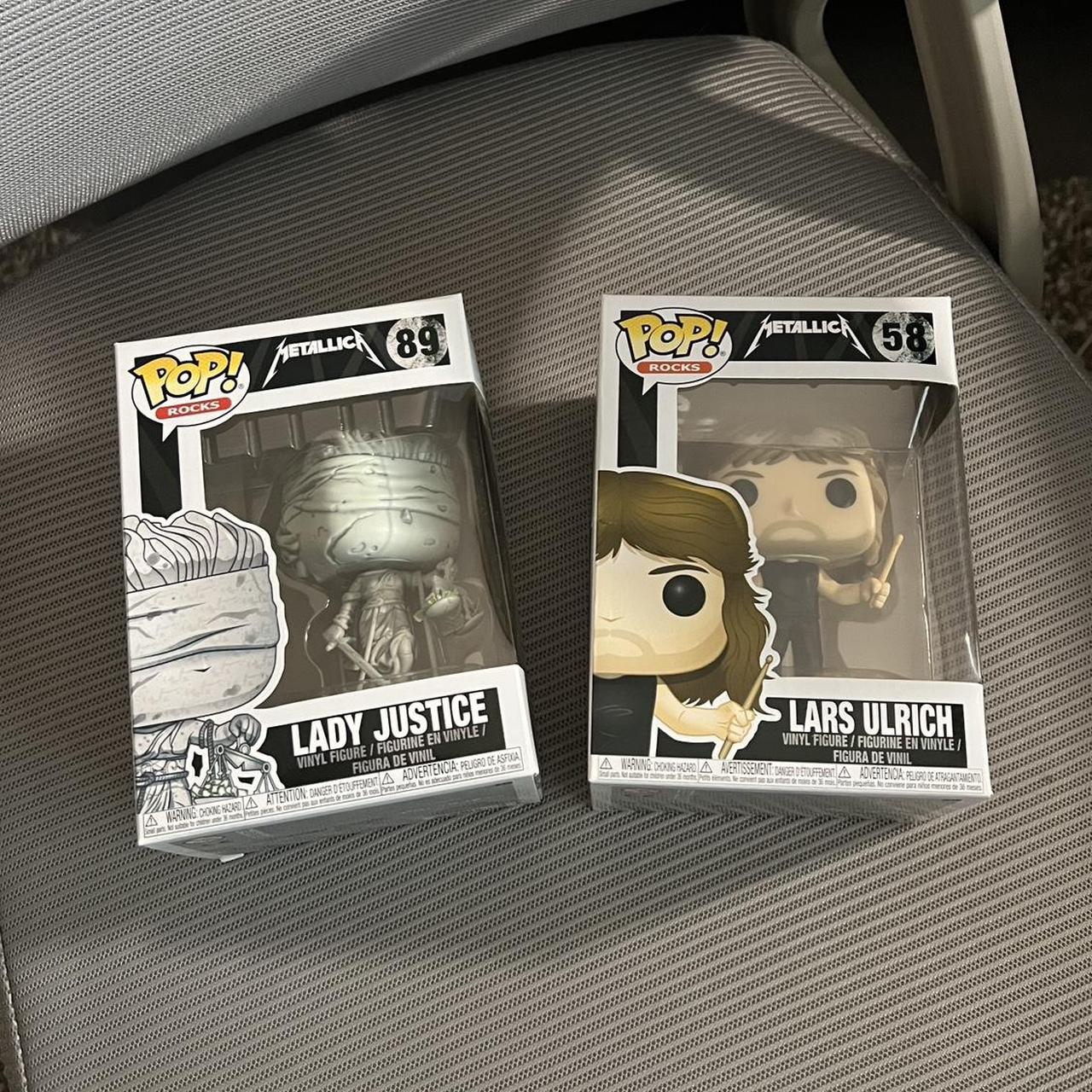 Lady Justice Metallica Funko Pop Lars Ulrich Lady Justice Funko