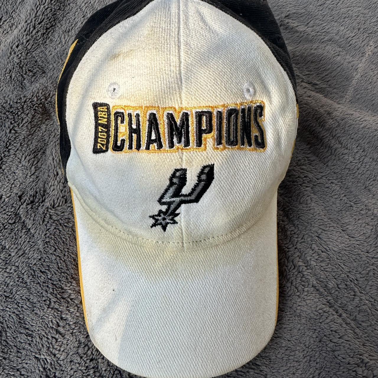 VINTAGE 2007 SPURS NBA CHAMPIONSHIP CAP 🏀 - Depop