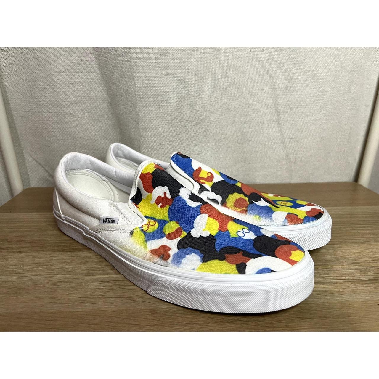 Primary color slip on scungy vans