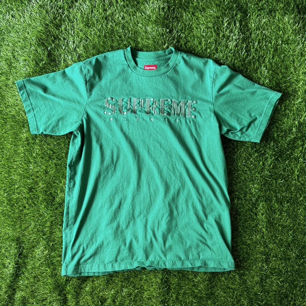 Supreme Gradient Logo T Shirt supreme thrift. Depop