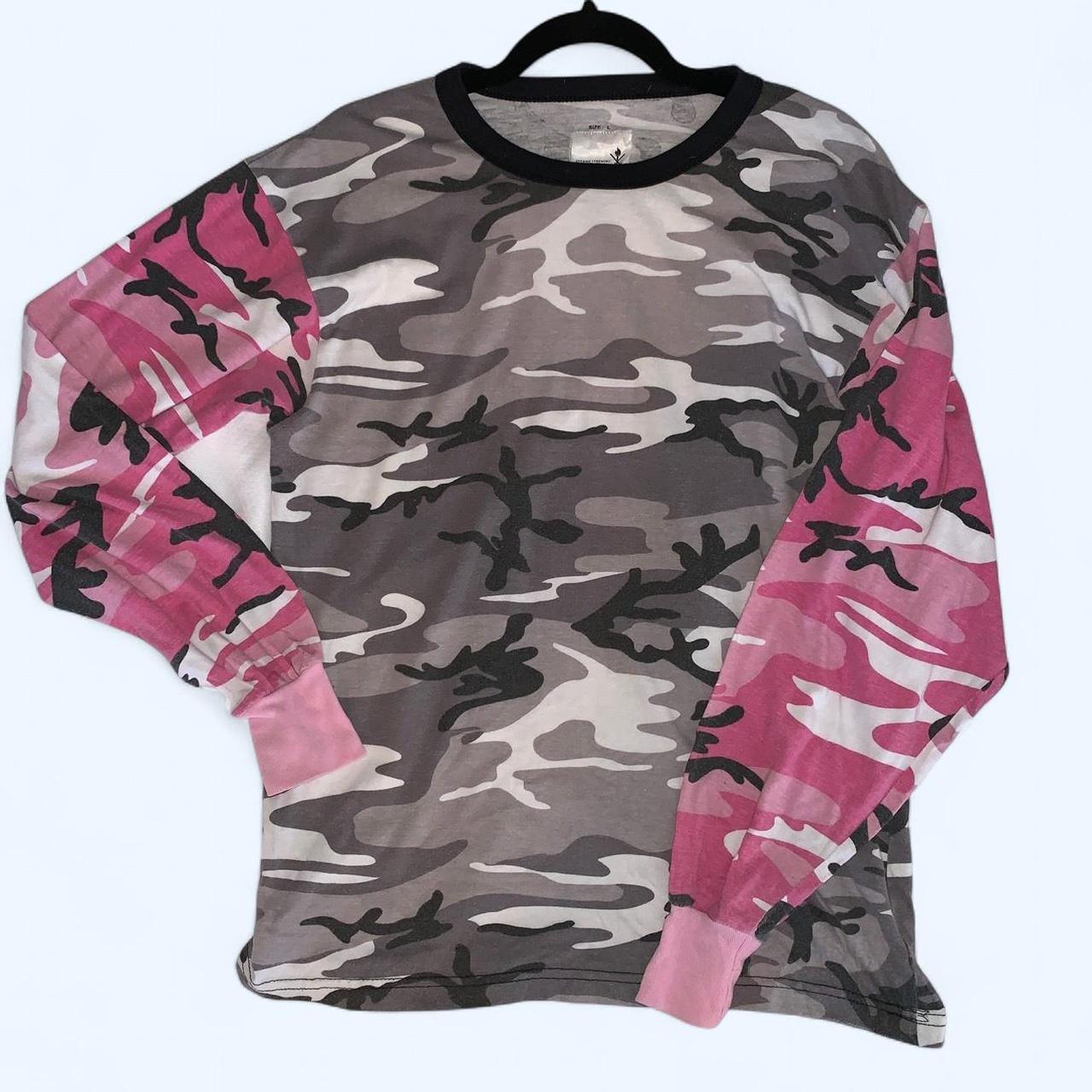 Opening Ceremony Men's T-shirt - Multi/Pink - L – Opening Ceremony long sleeve camo top Unisex …