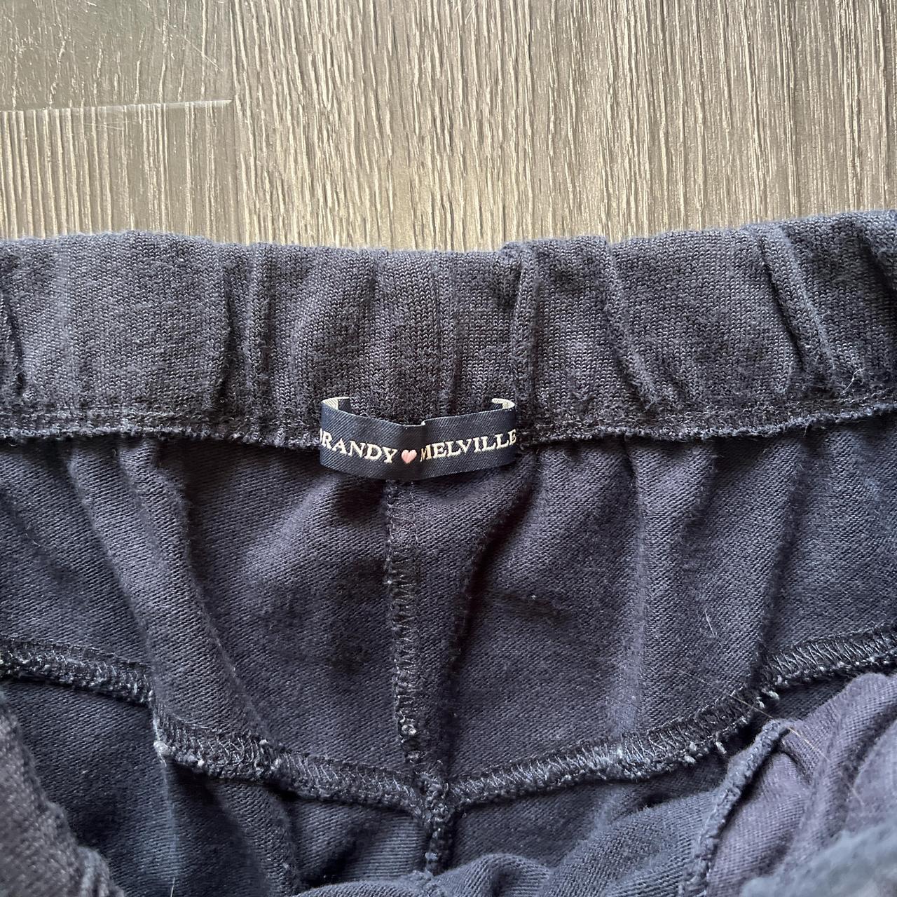 Brandy Melville Women's Pants Navy/Black One size – Navy blue