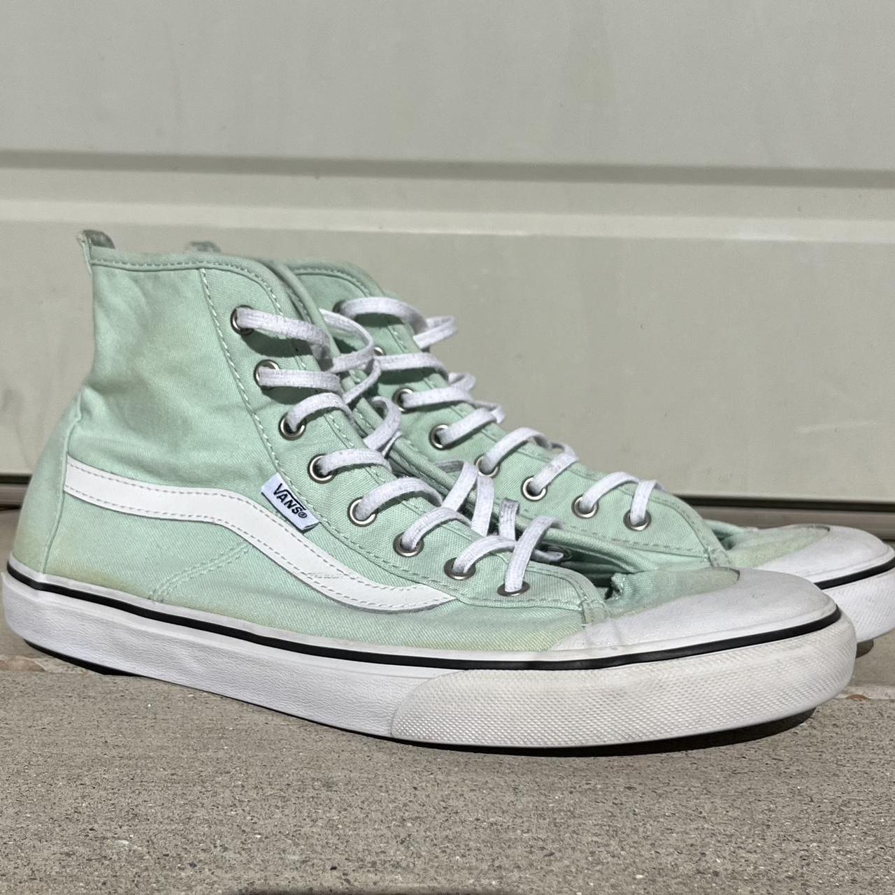 Mint Green High Top Vans