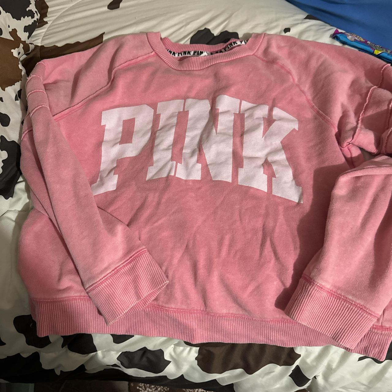 PINK BRAND Sweatshirt. pink sweatshirt Depop