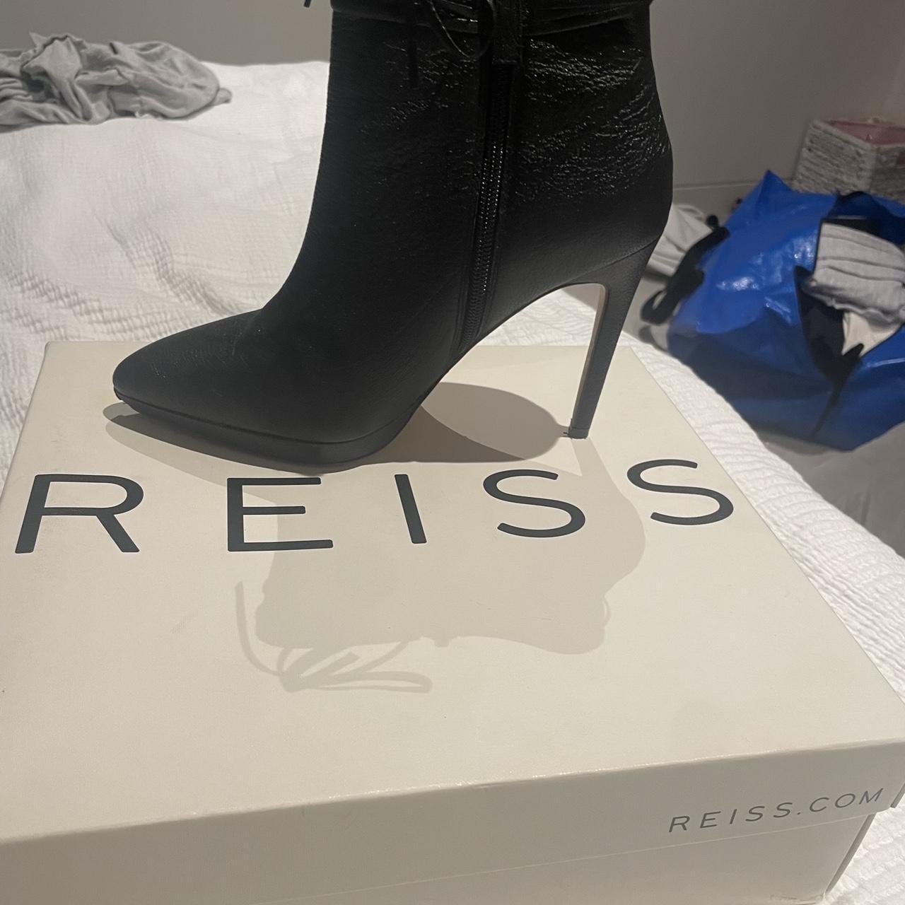 reiss ruby leather ankle boots