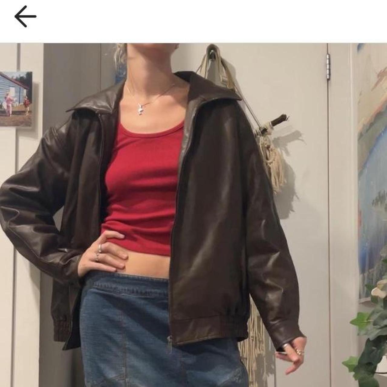 Motel Rocks leather jacket size Medium. Very... Depop