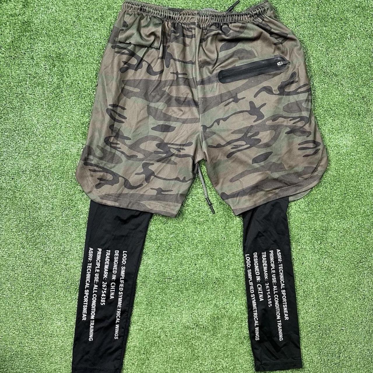 ASRV Men's Shorts - Multi/Green - M – ASRV Tetra-… - image 2