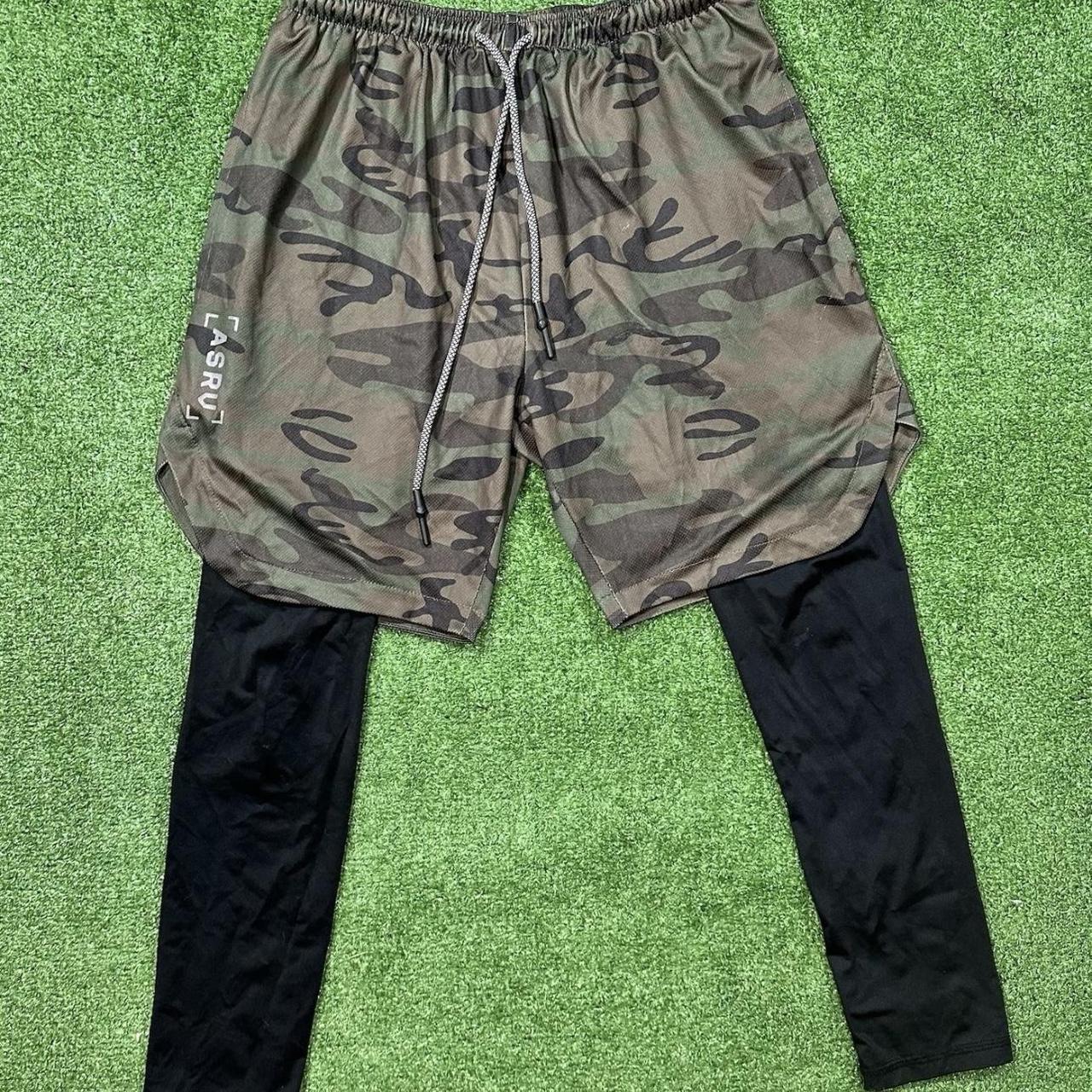 ASRV Men's Shorts - Multi/Green - M – ASRV Tetra-… - image 1