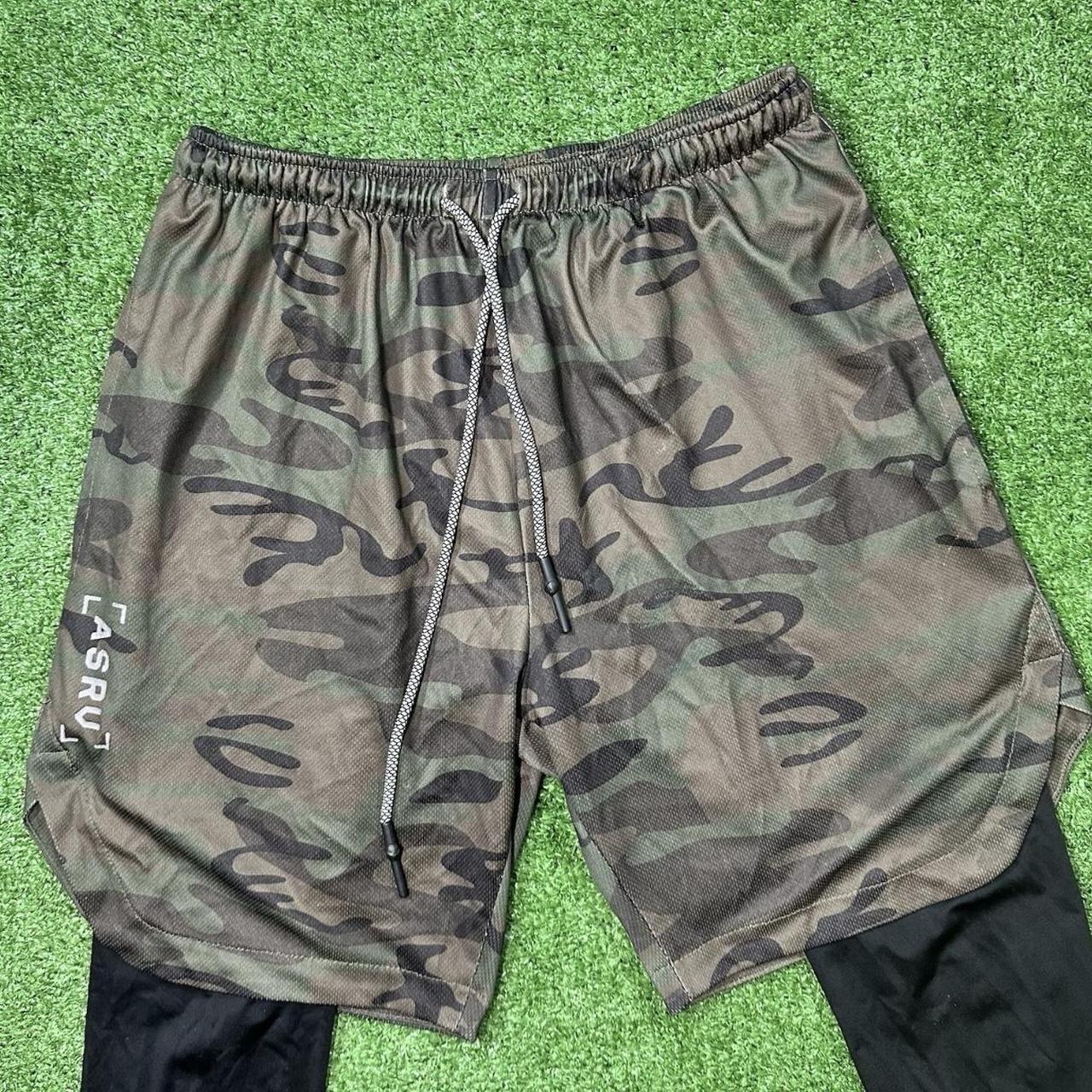 ASRV Men's Shorts - Multi/Green - M – ASRV Tetra-… - image 3