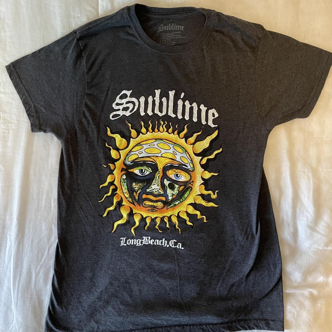 Sublime band tee - black and yellow #Sublime | Depop