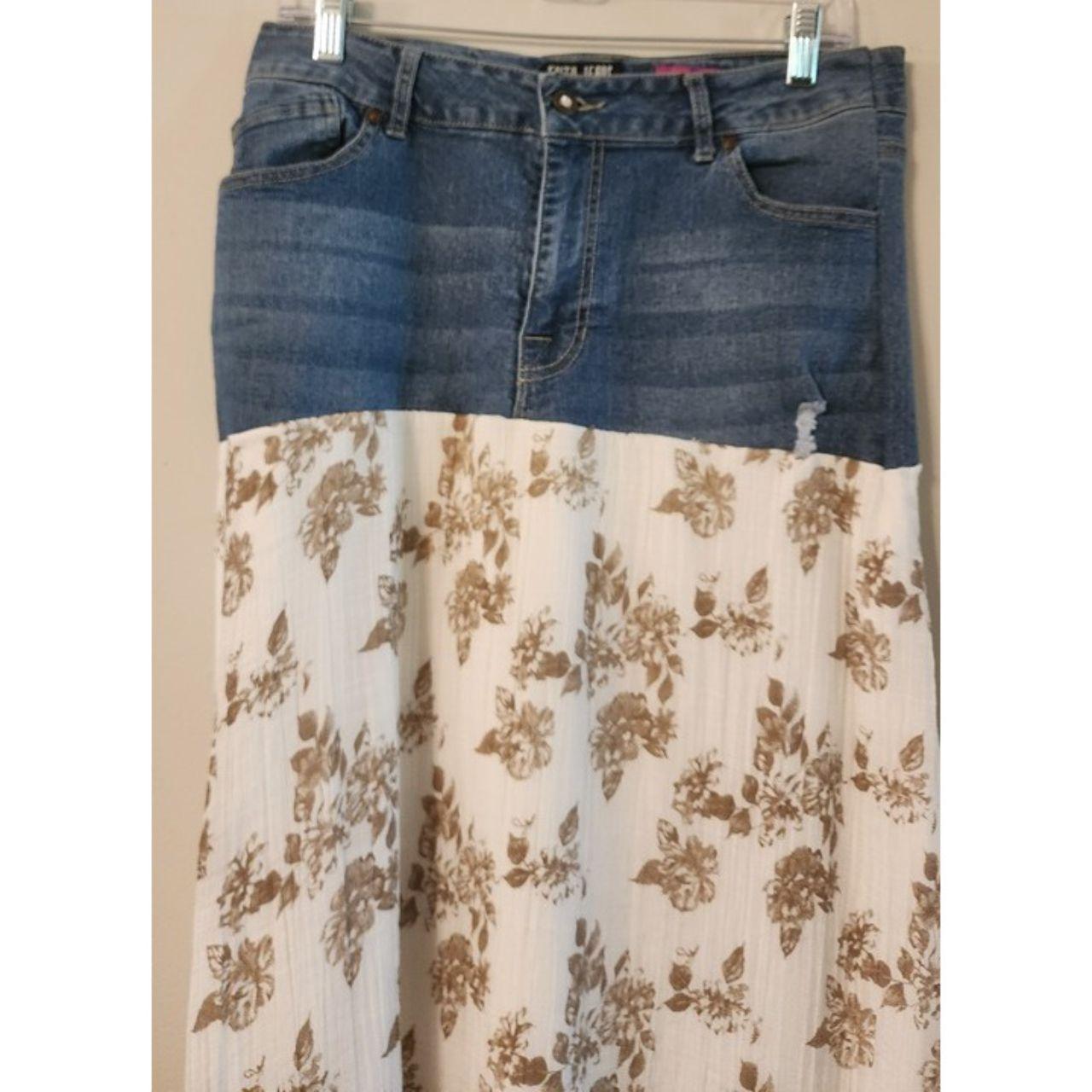 Source Unknown Women's Maxi Skirt - Multi/Cream -… - image 3