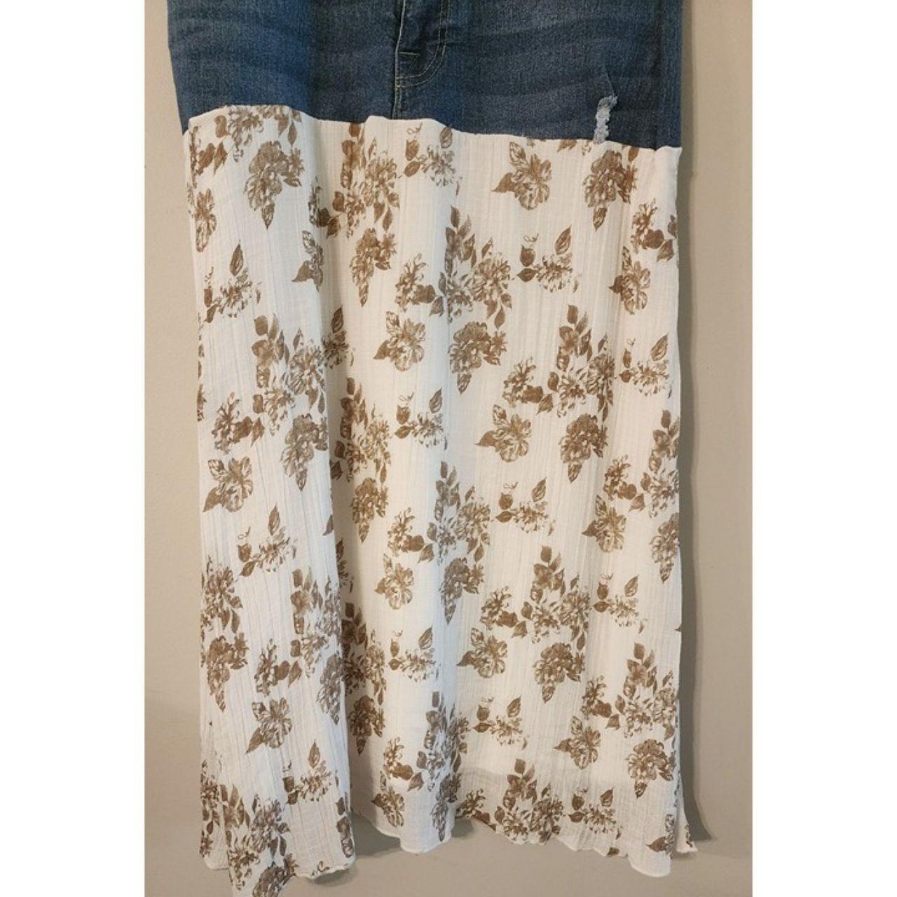 Source Unknown Women's Maxi Skirt - Multi/Cream -… - image 4