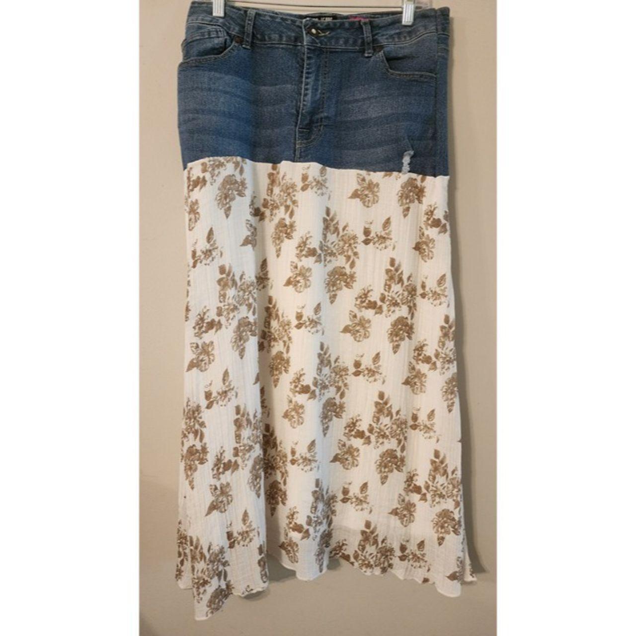 Source Unknown Women's Maxi Skirt - Multi/Cream -… - image 2