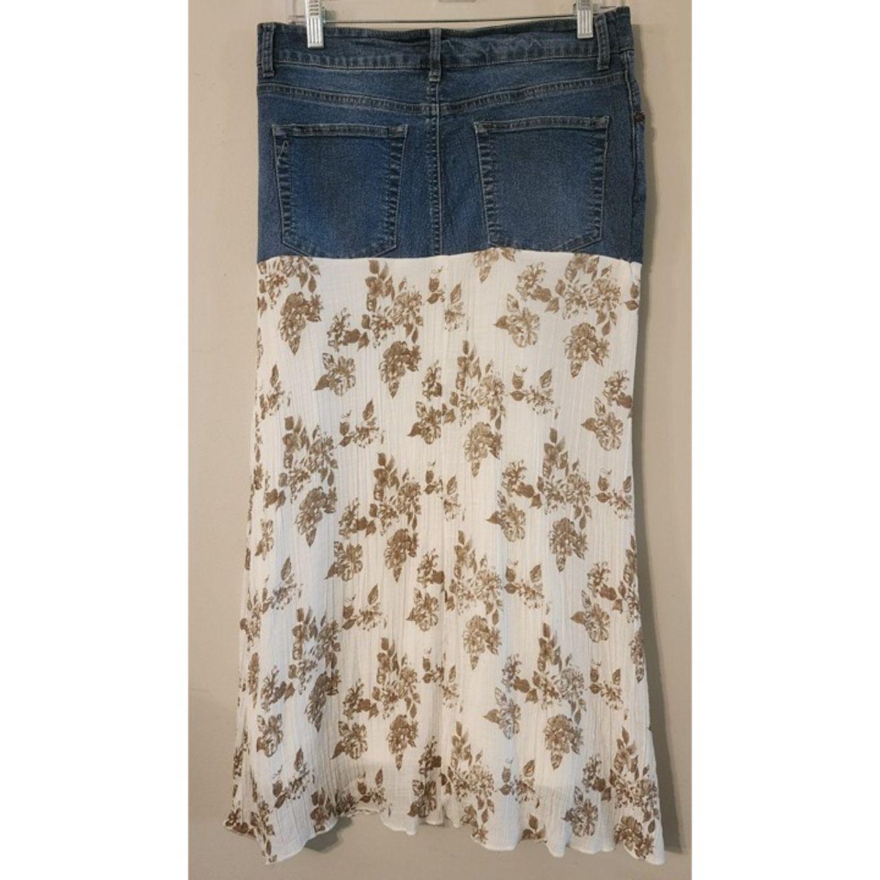 Source Unknown Women's Maxi Skirt - Multi/Cream -… - image 6