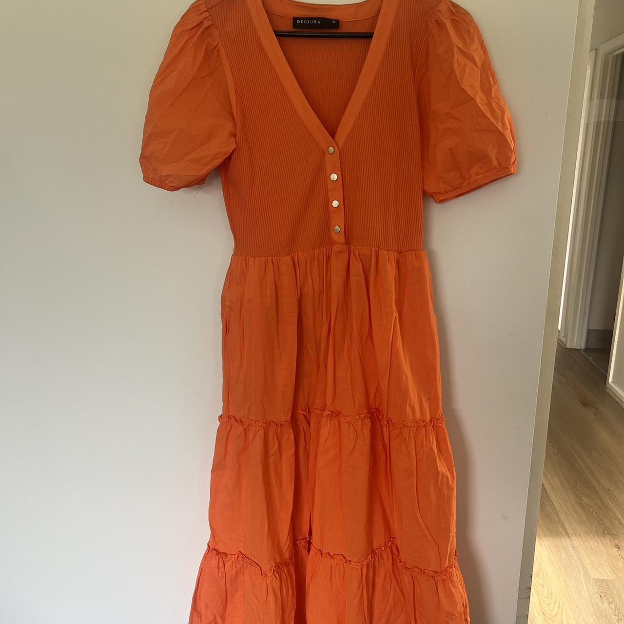 decjuba orange dress