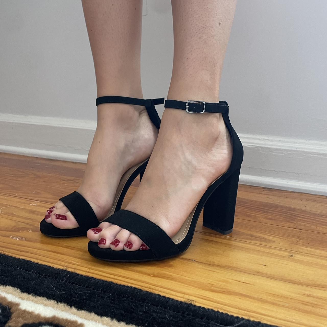 Simple strap heels online