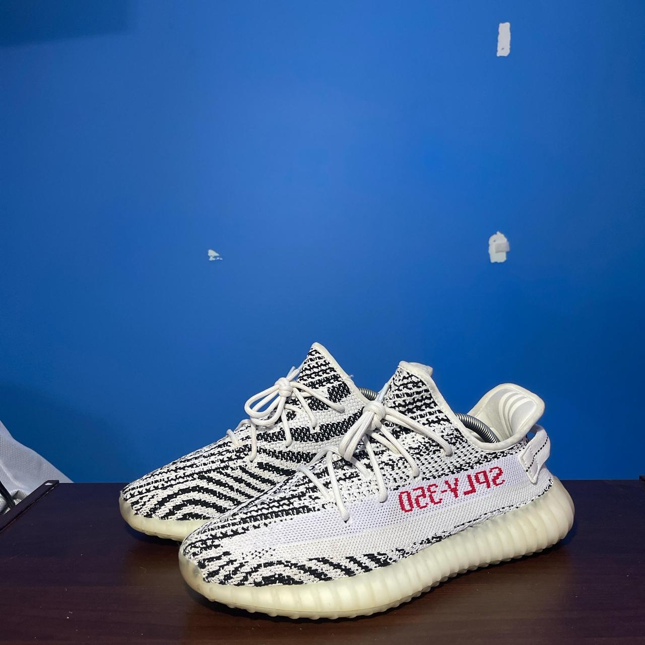 zebra yeezy size 9