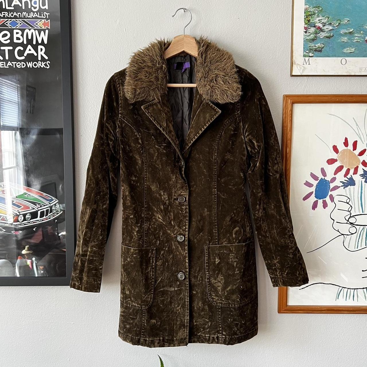 ジャケット・アウター AMERI CRUSHED LEATHER COAT Ameri（アメリ）の「CRUSHED LEATHER COAT（その他アウター