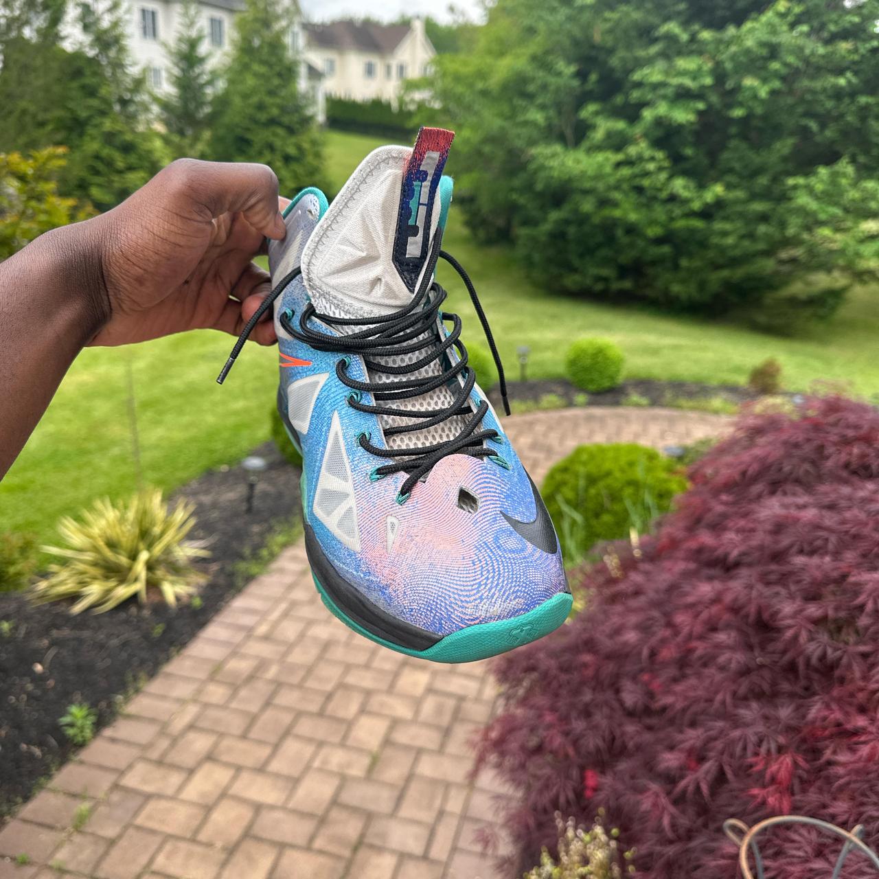 lebron 10 pure platinum size 12