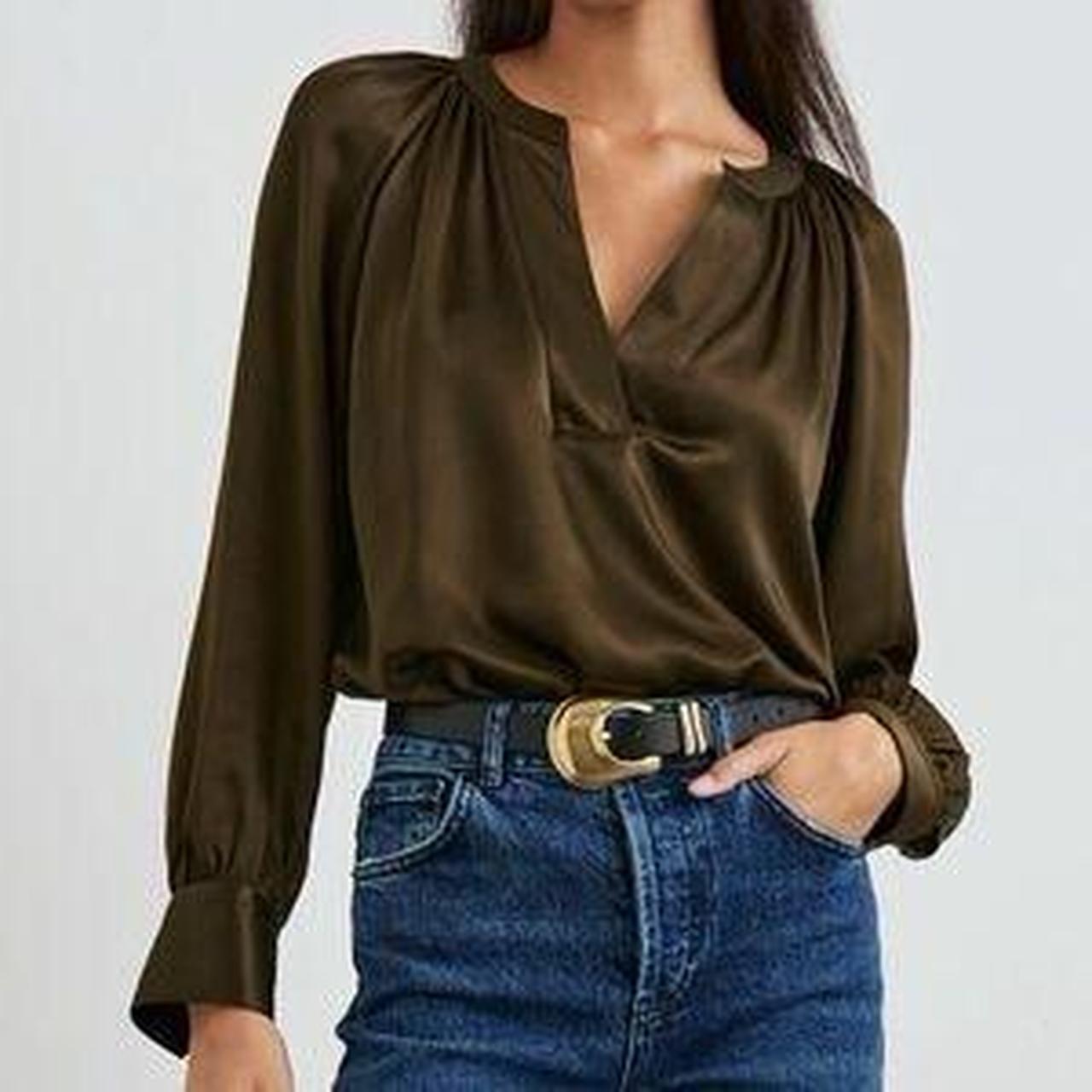 Rails Women's Blouse - Green - XS – Rails Wynna T… - image 1