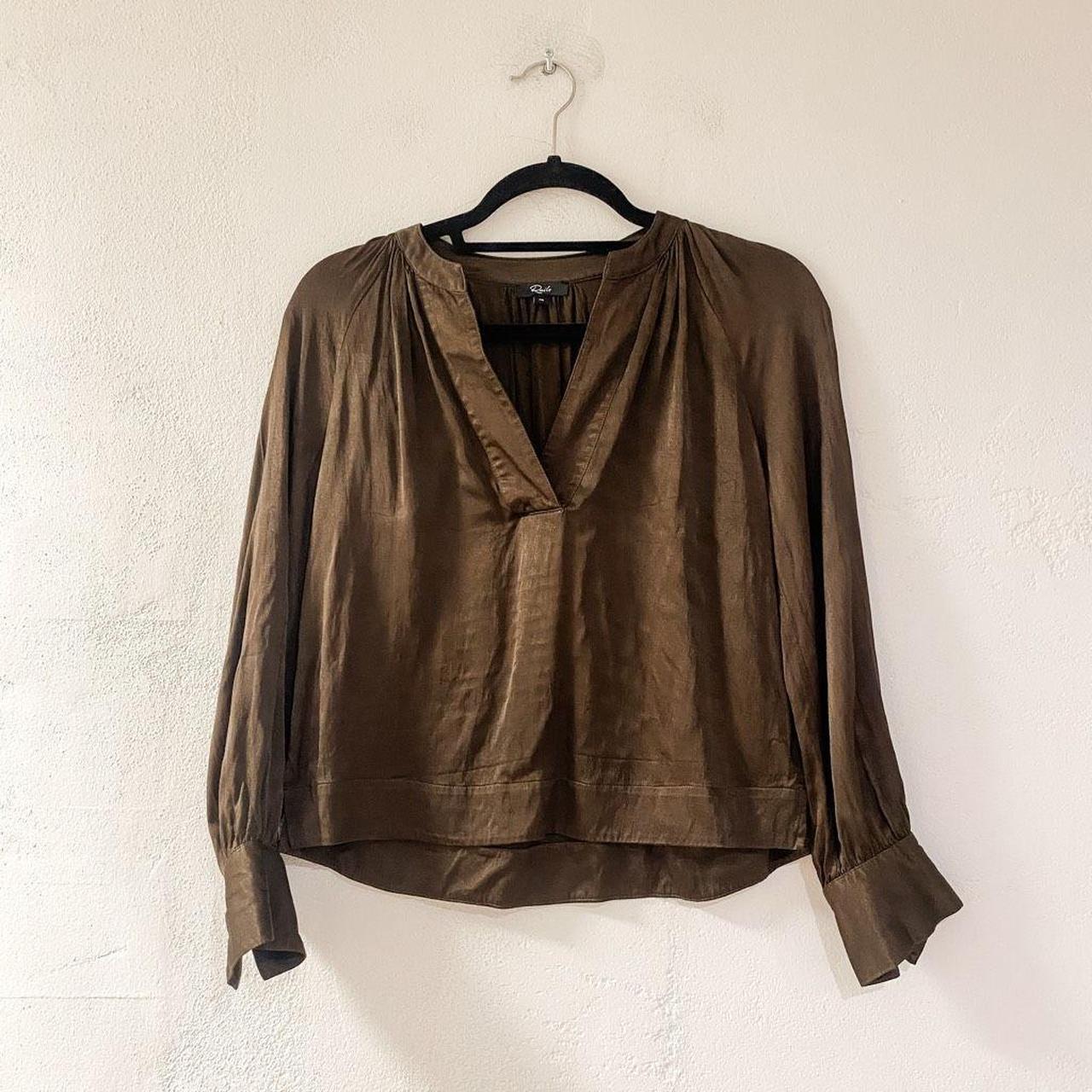 Rails Women's Blouse - Green - XS – Rails Wynna T… - image 2