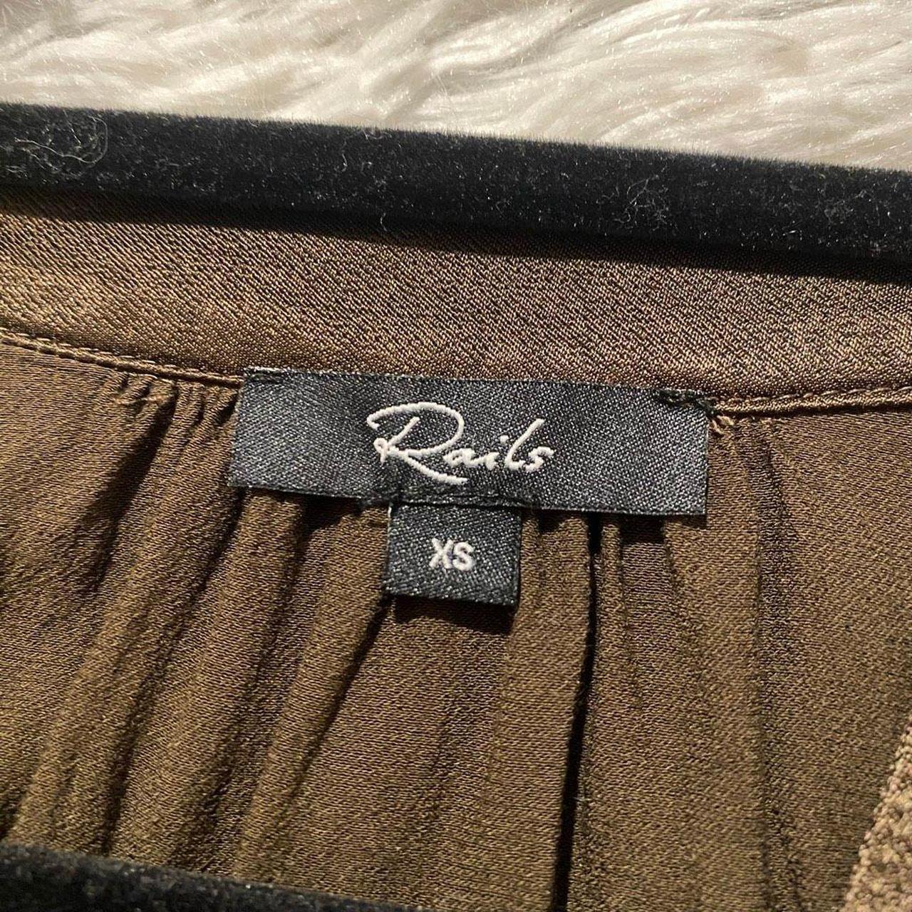 Rails Women's Blouse - Green - XS – Rails Wynna T… - image 7