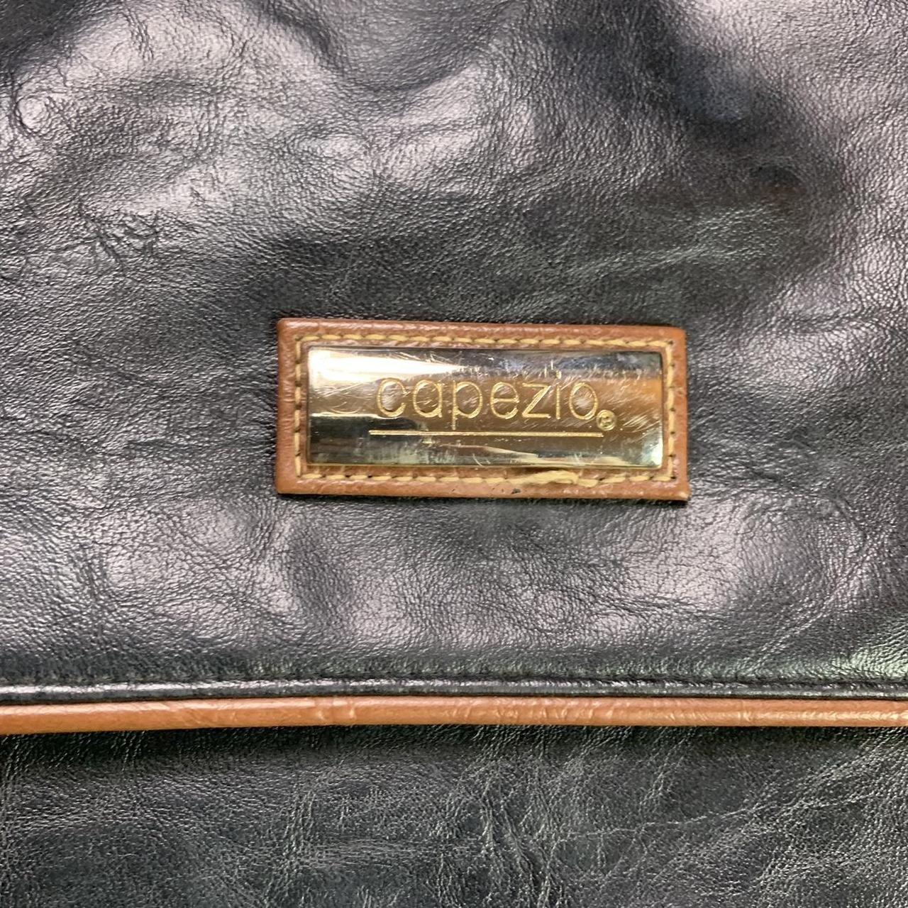 Vintage Capezio briefcase style leather purse • Depop