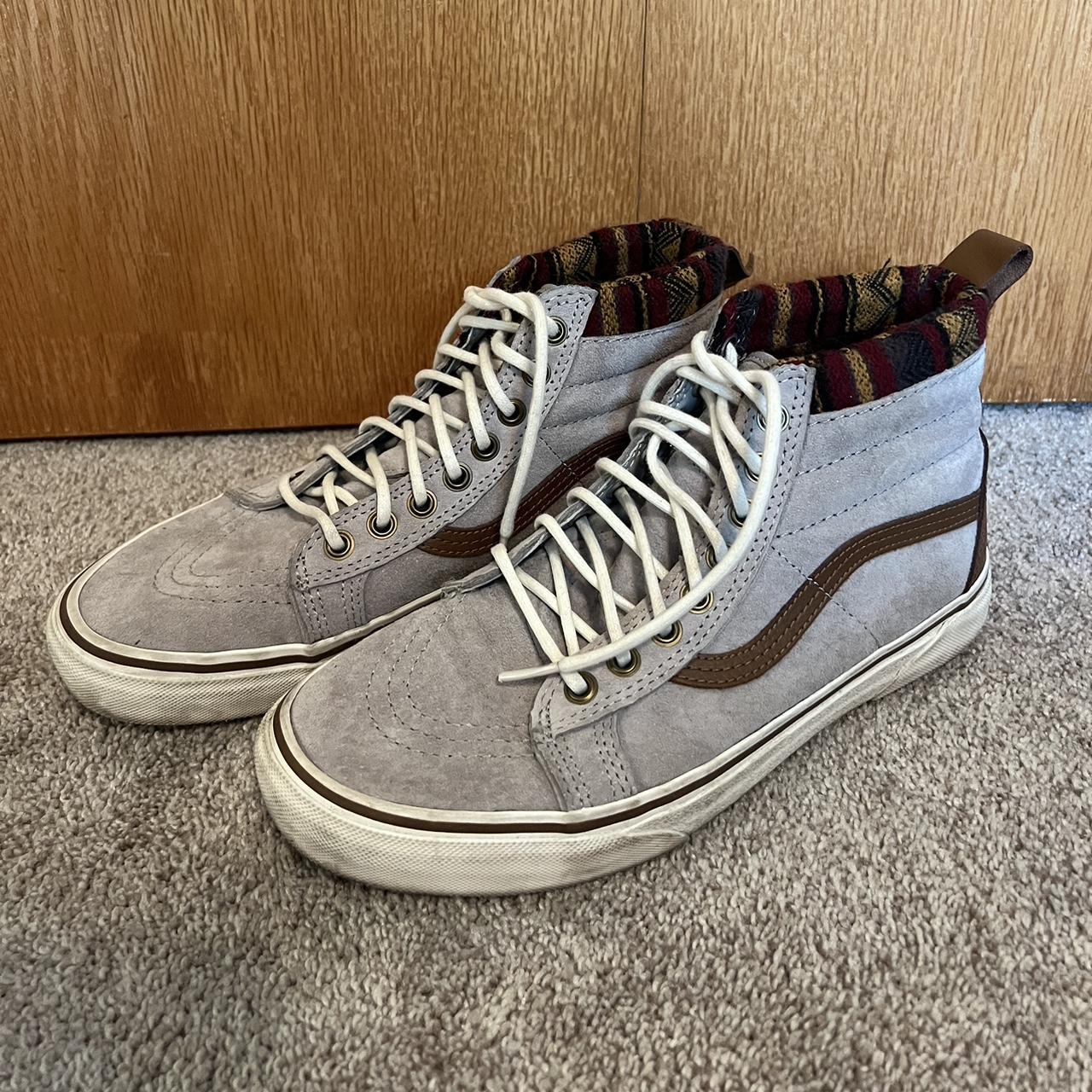 Mens grey suede vans online